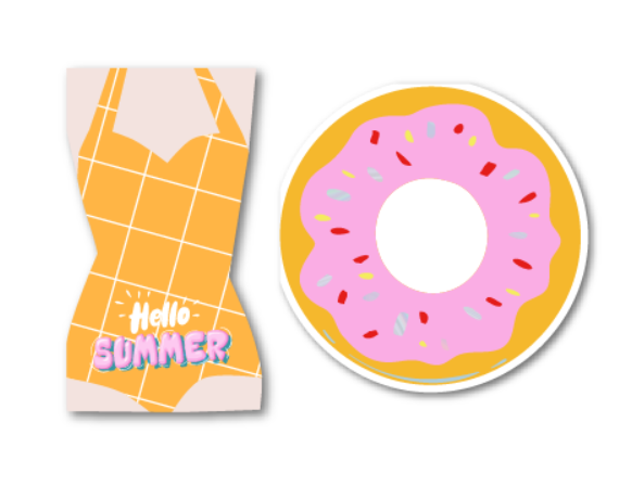 Summer Party Lace Donuts Napkin SP004